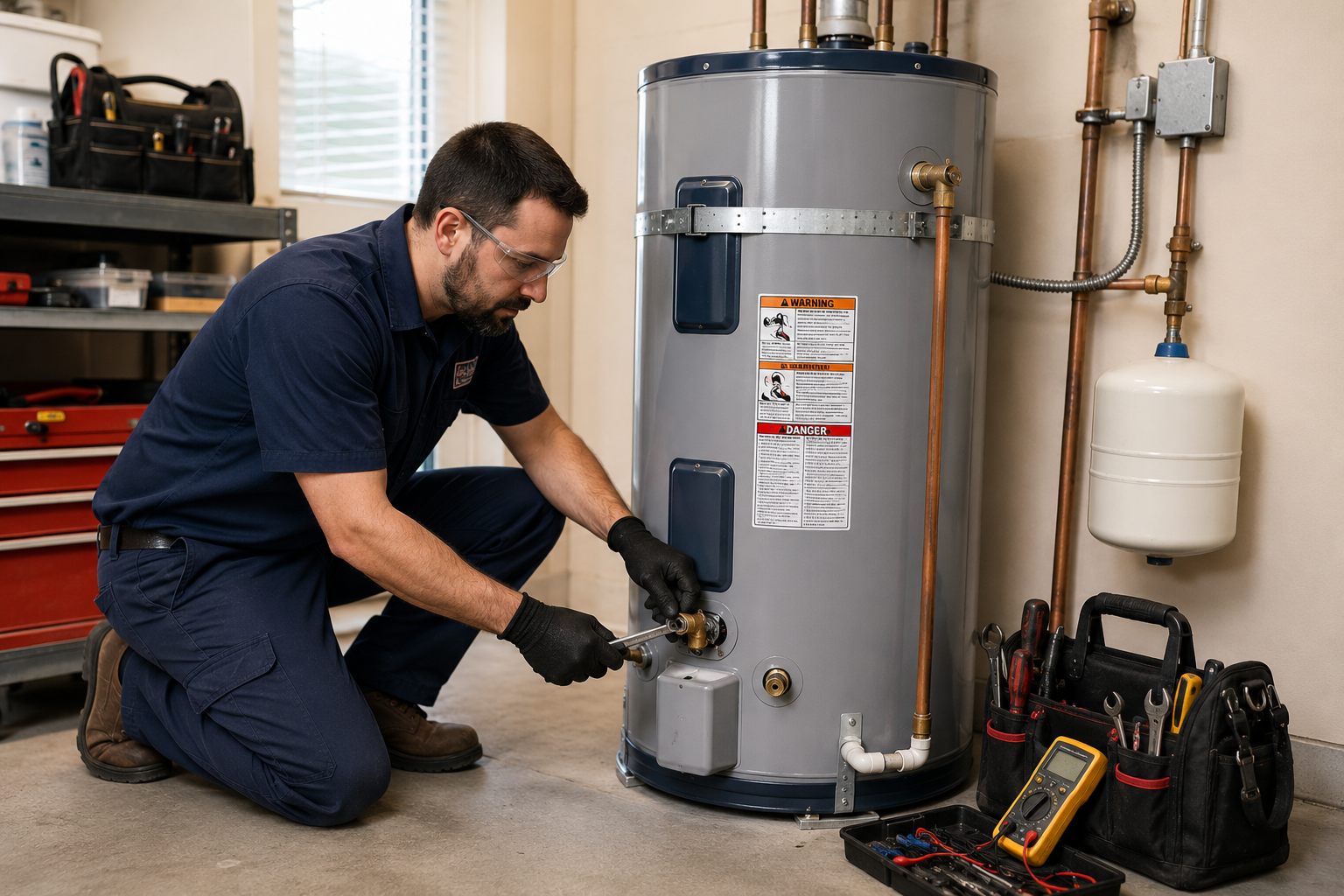 Electric water heater repair The Woodlands 