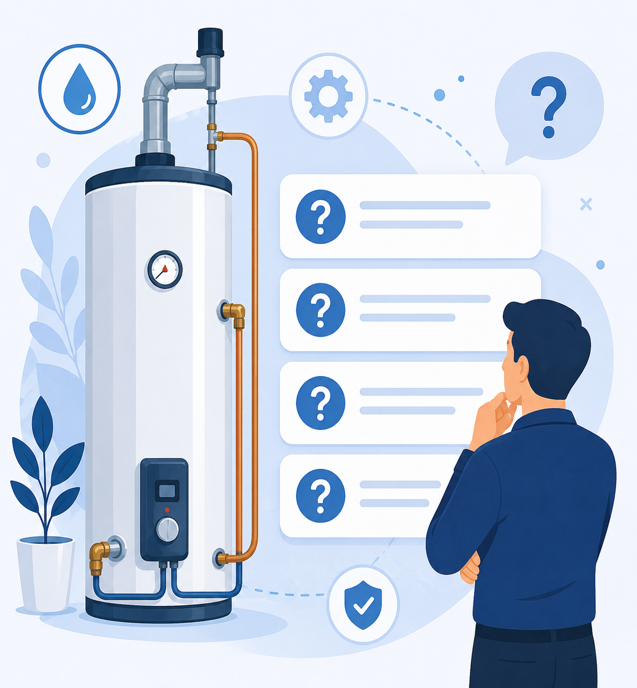Professional water heater repair in The Woodlands