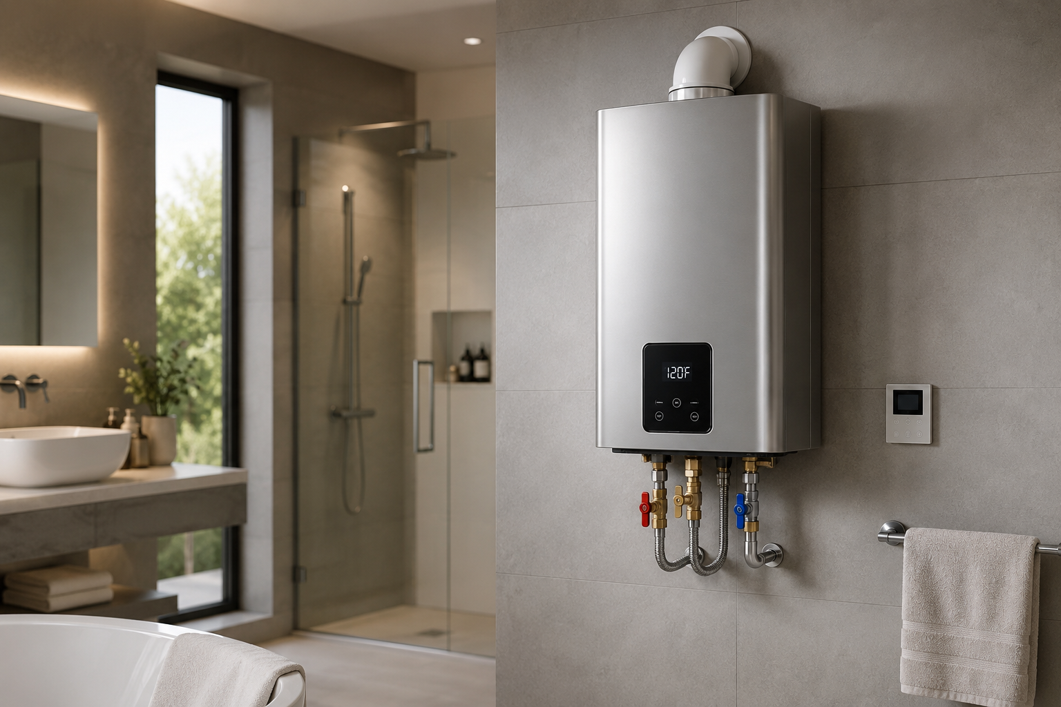 Tankless water heater service