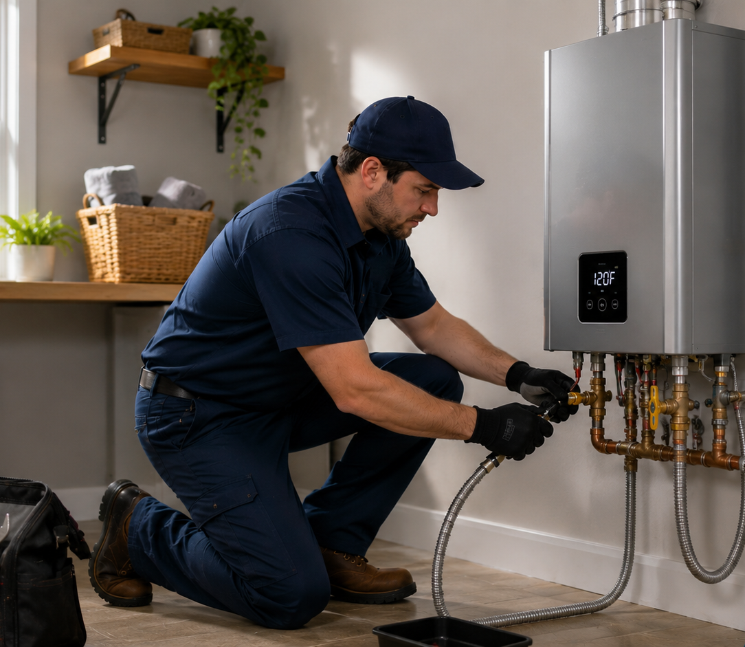 Tankless water heater maintenance service in The Woodlandslocations.html