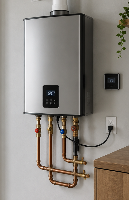Tankless water heater technician