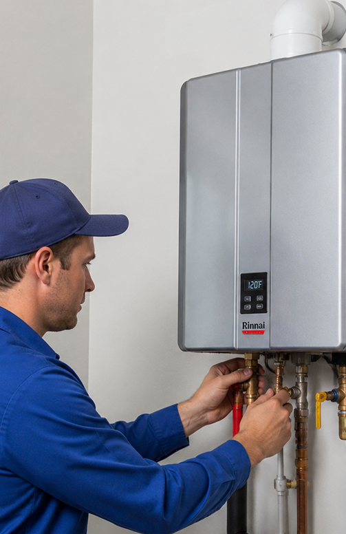 Modern home interior served by Water Heater installation The Woodlands